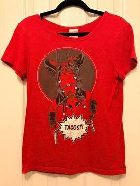 Marvel The Ant Man Tacos Graphic T Shirt Medium Novelty